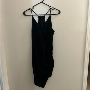 Soprano Black Backless Dress
